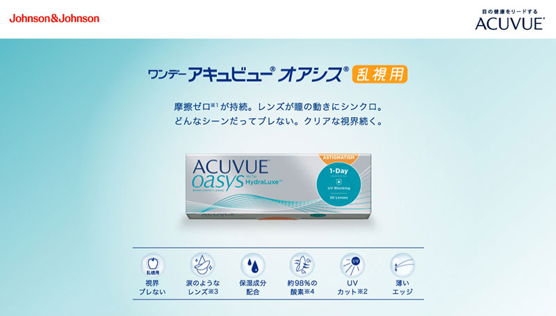 ワンデーアキュビューオアシス乱視用説明画像