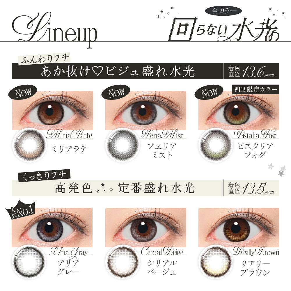 RIARIAラインナップ