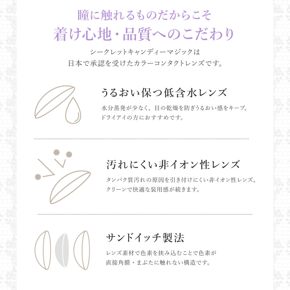 着け心地・品質へのこだわり