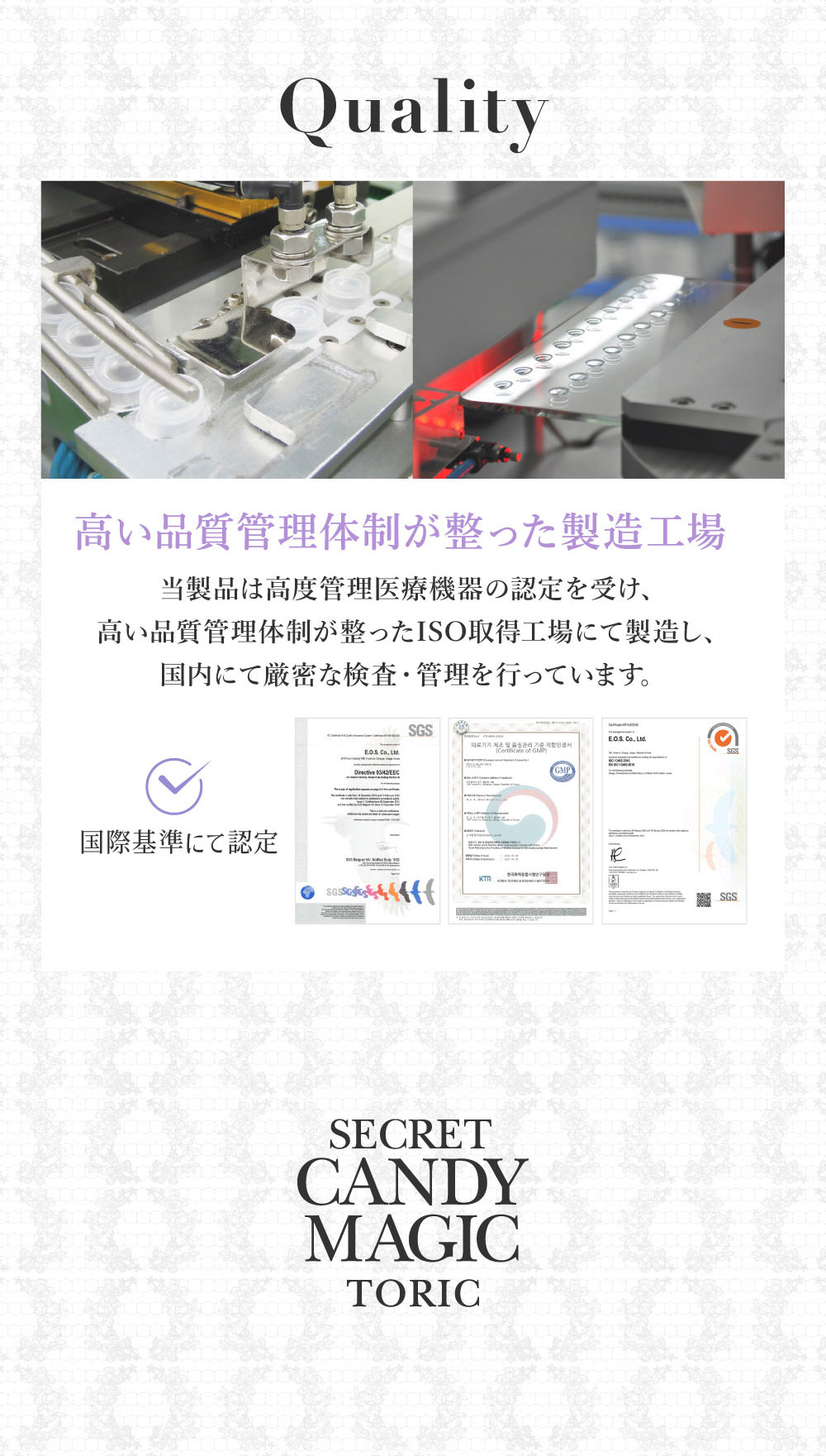 シークレットキャンディーマジックトーリックワンマンス