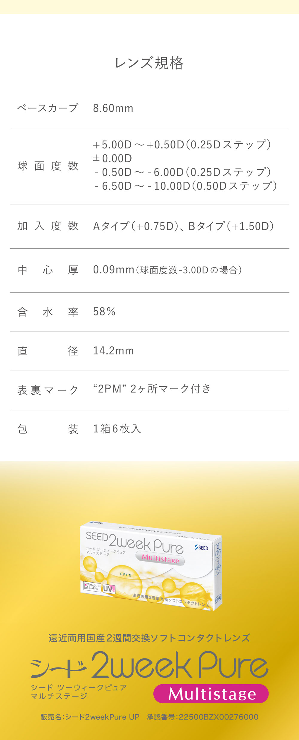 2ウィークピュアマルチステージ